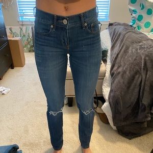Express medium rise jeans